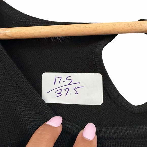 Neiman Marcus color block shift Knit dress size Medium - Picture 4 of 4